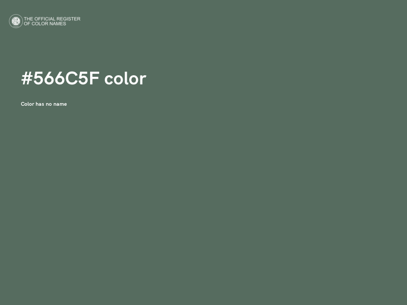 #566C5F color image