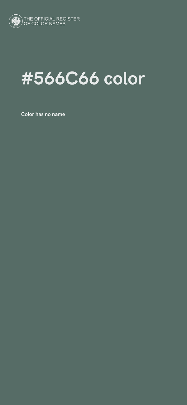 #566C66 color image