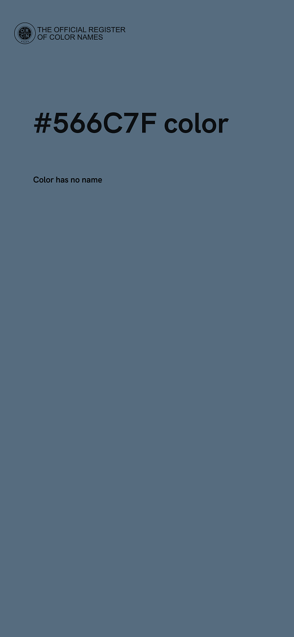 #566C7F color image