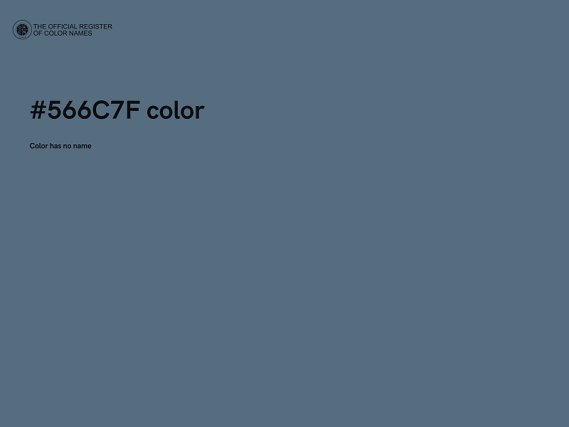 #566C7F color image