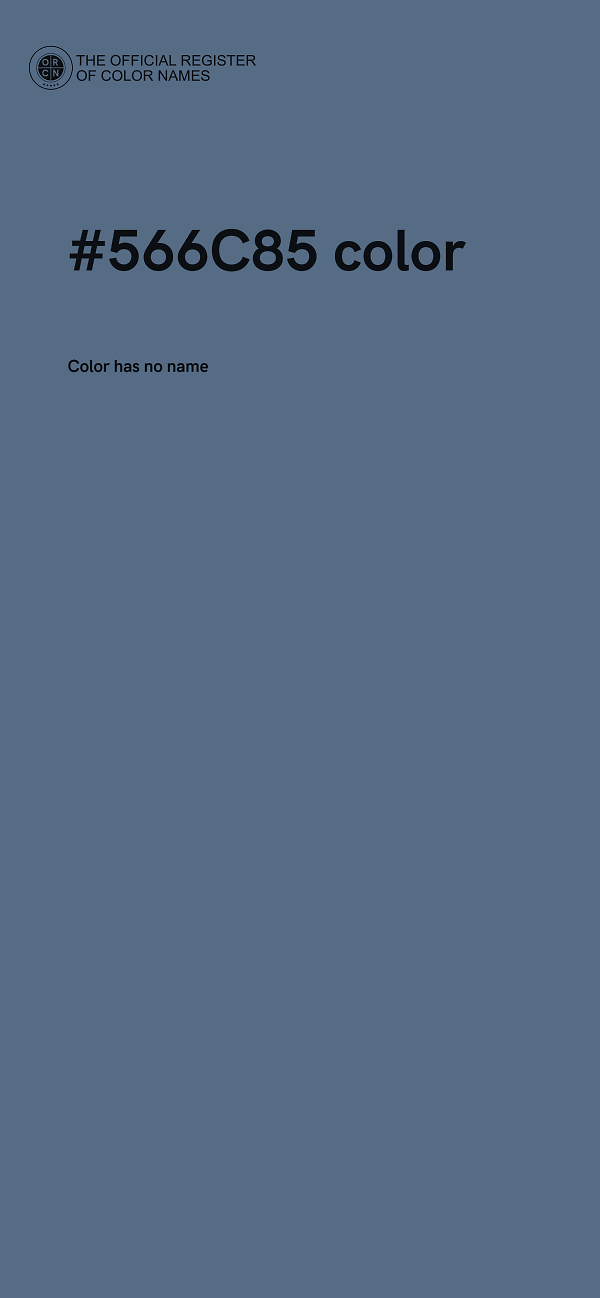 #566C85 color image