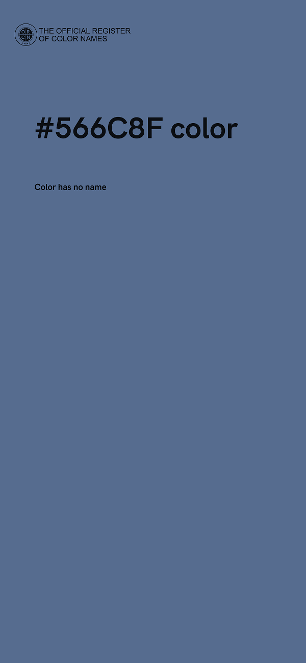 #566C8F color image