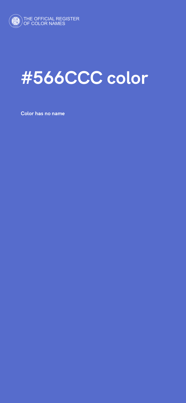 #566CCC color image