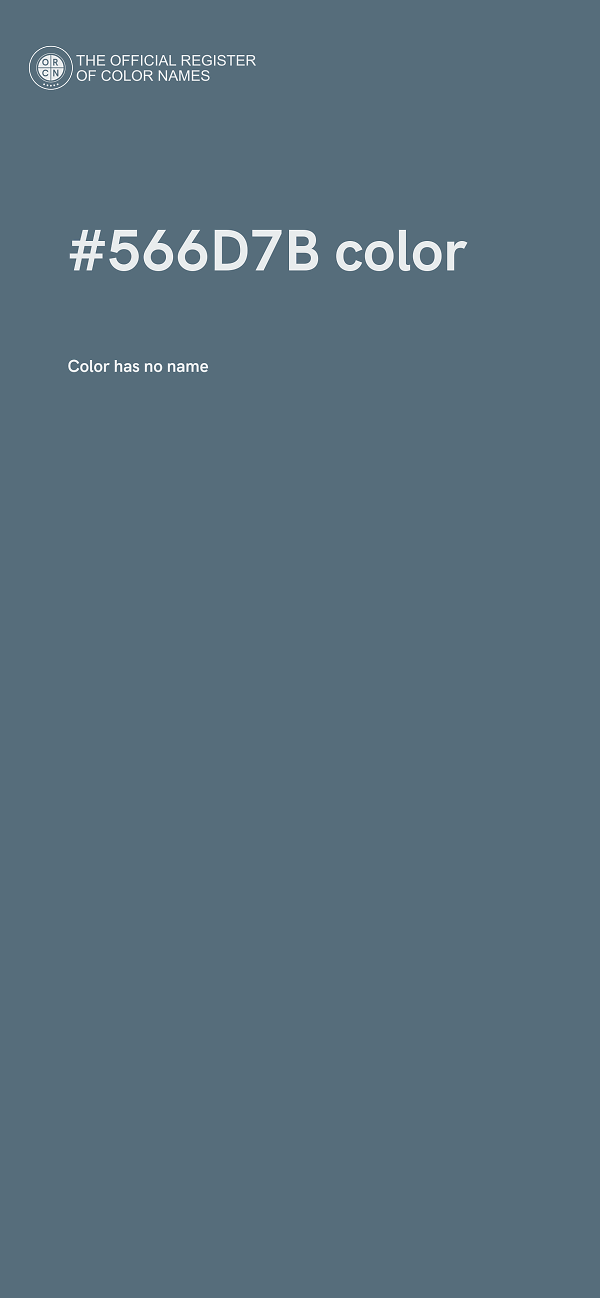 #566D7B color image