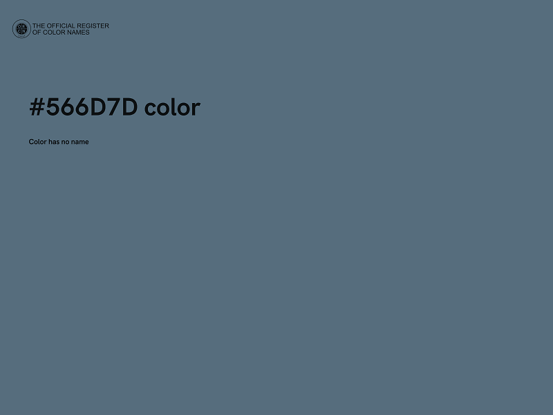 #566D7D color image