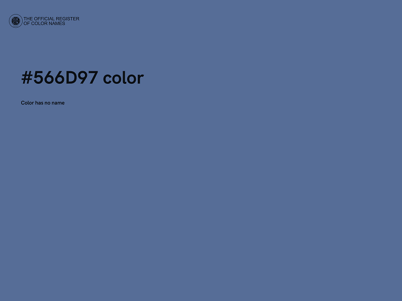 #566D97 color image