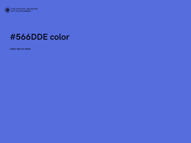 #566DDE color image