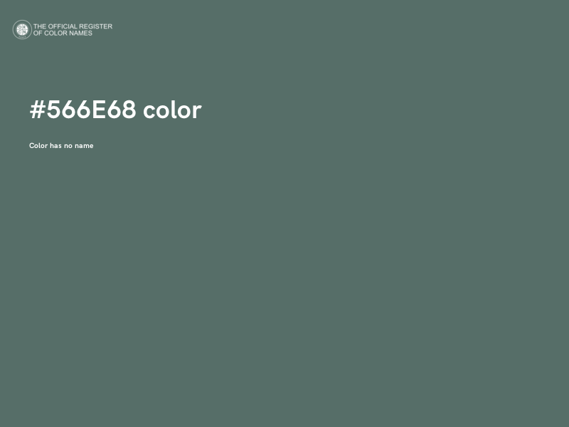 #566E68 color image
