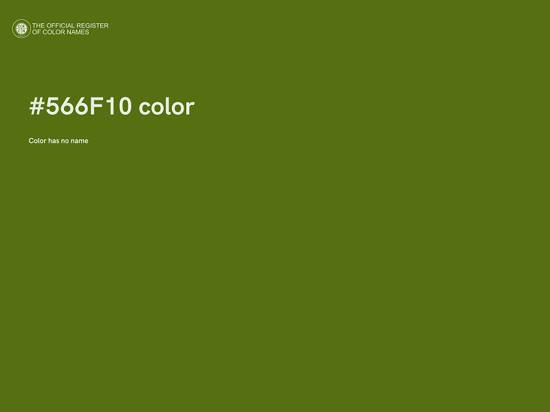 #566F10 color image