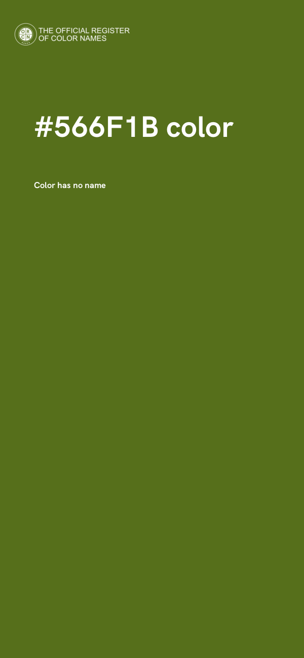 #566F1B color image