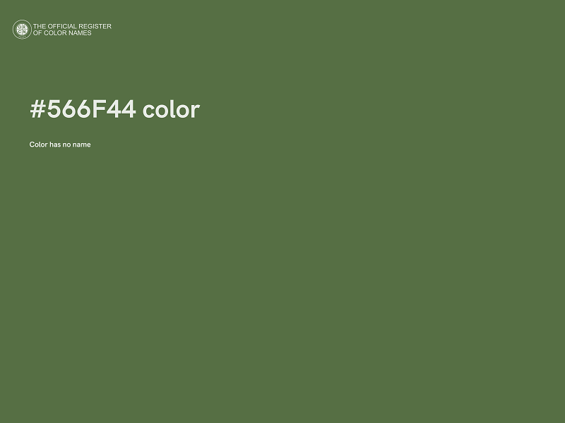 #566F44 color image