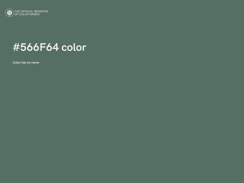 #566F64 color image