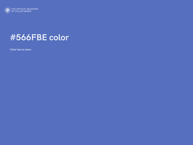 #566FBE color image
