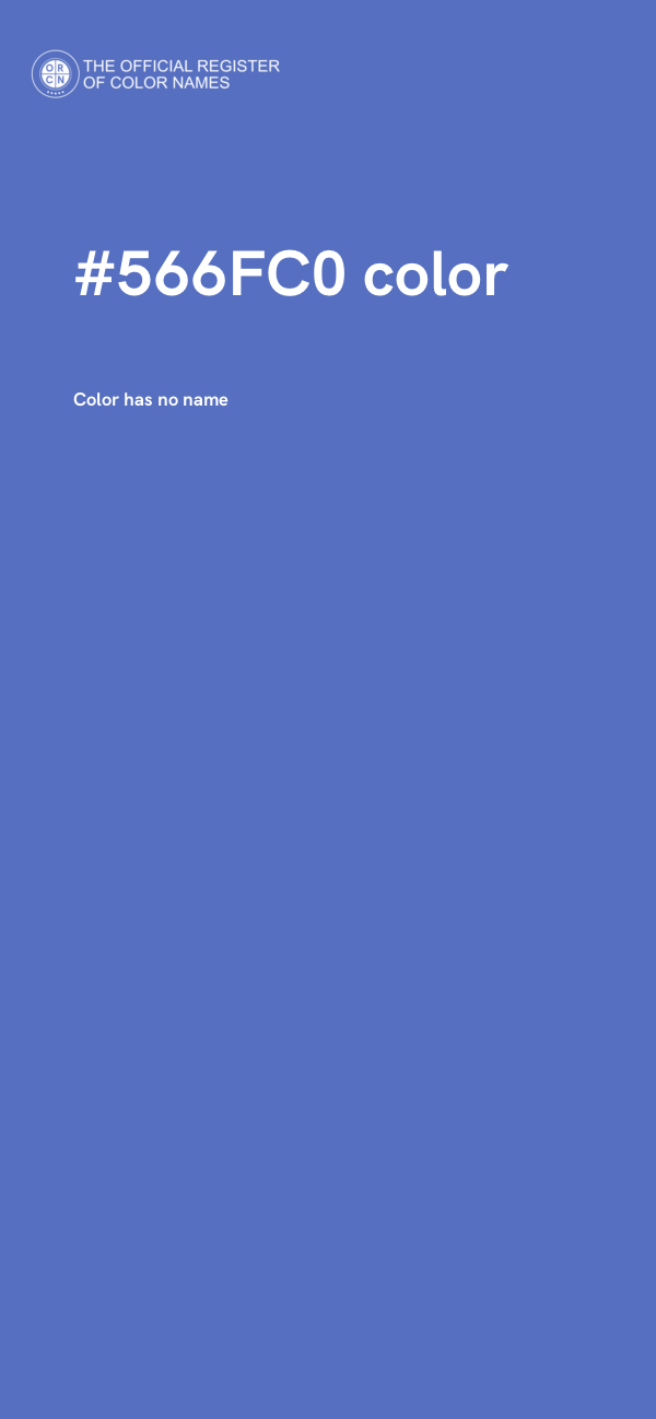 #566FC0 color image