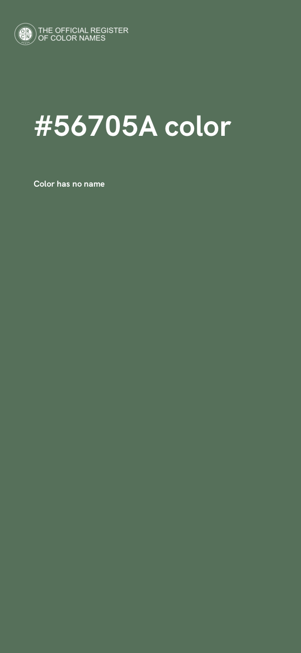 #56705A color image
