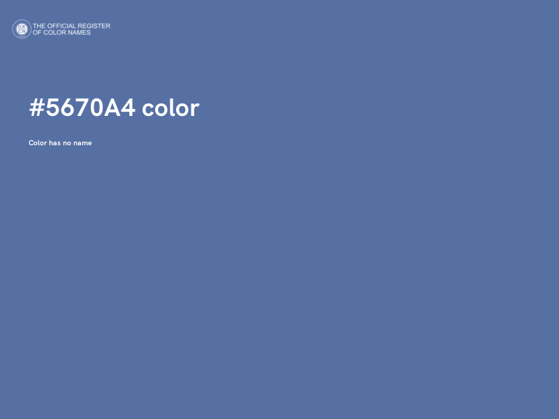 #5670A4 color image