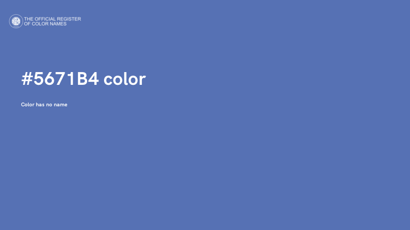 #5671B4 color image