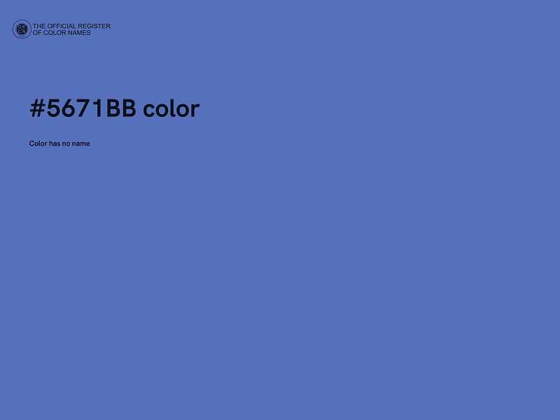 #5671BB color image