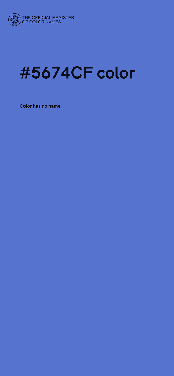 #5674CF color image