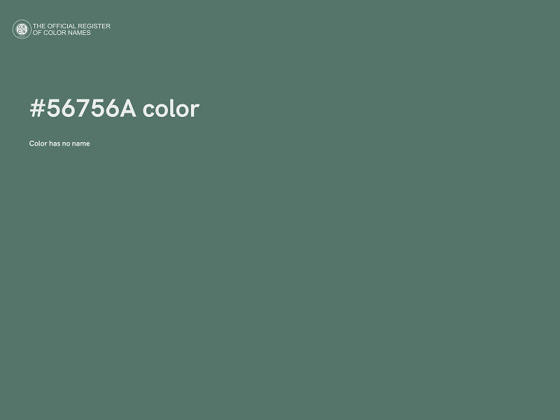 #56756A color image