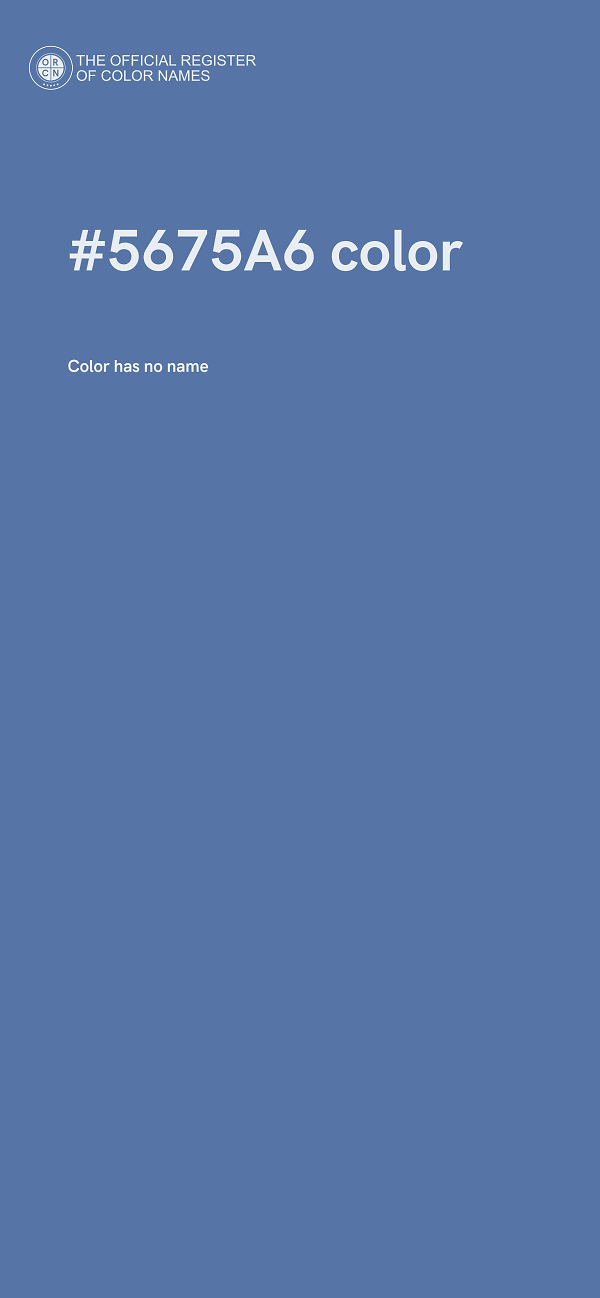 #5675A6 color image