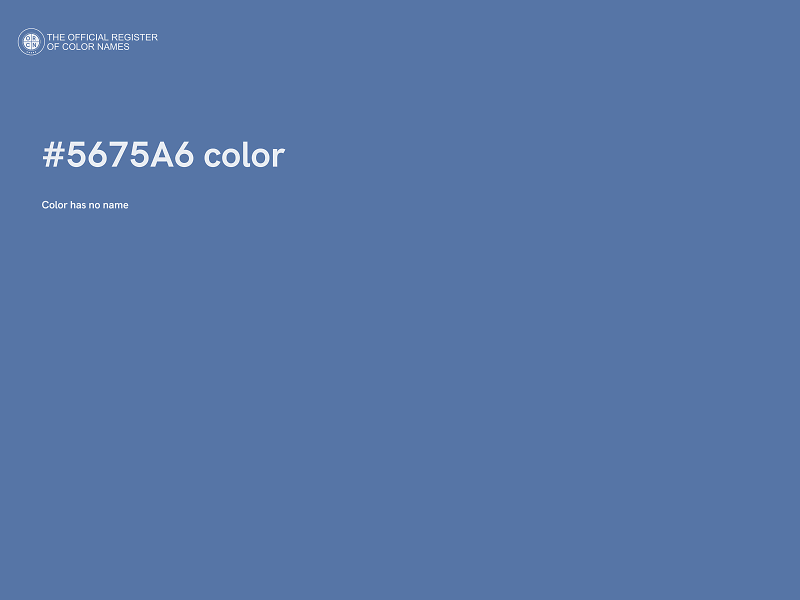 #5675A6 color image