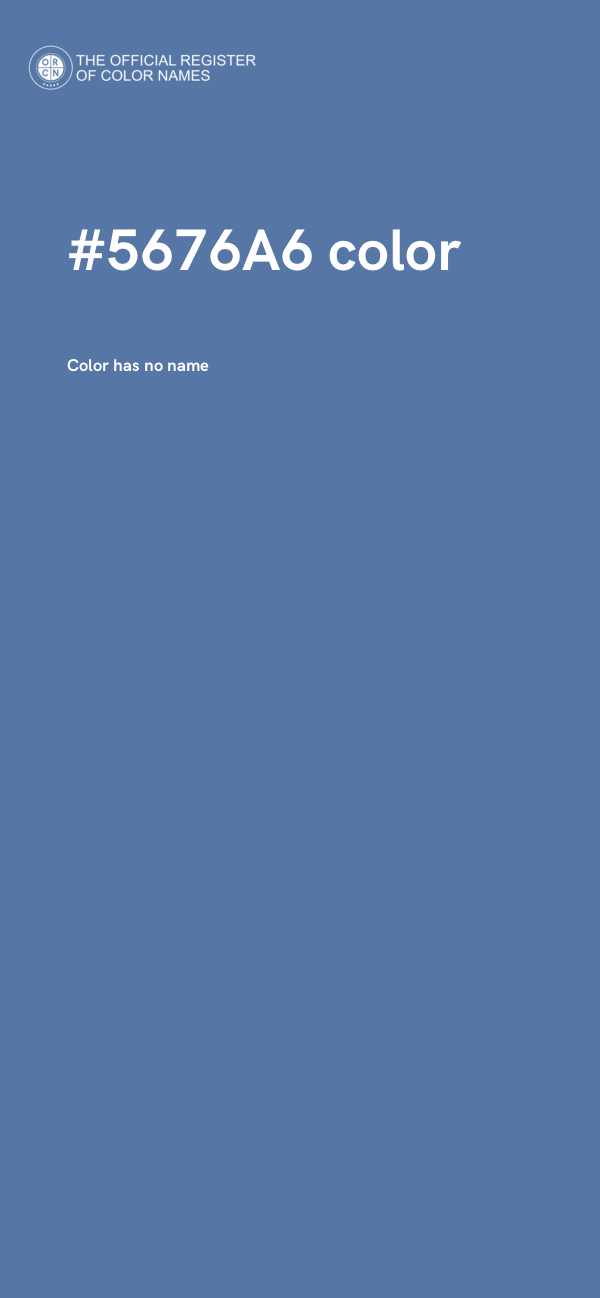 #5676A6 color image