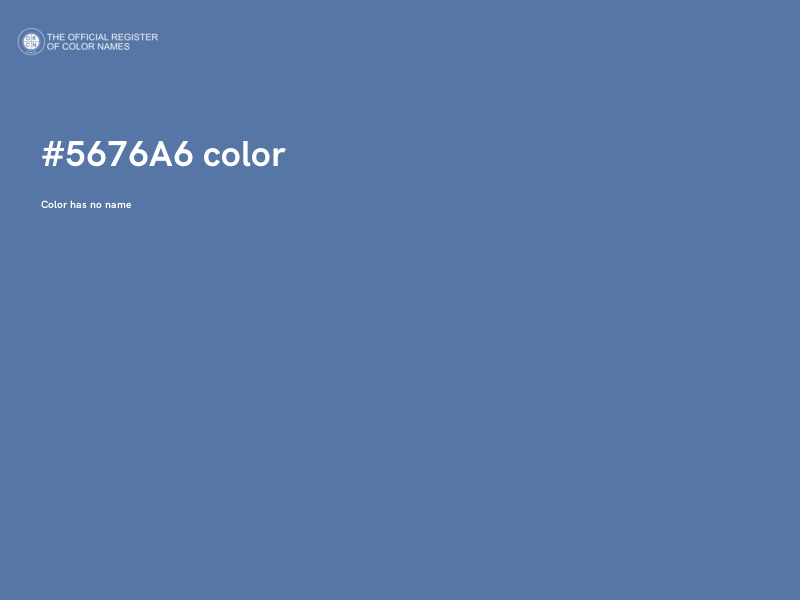 #5676A6 color image