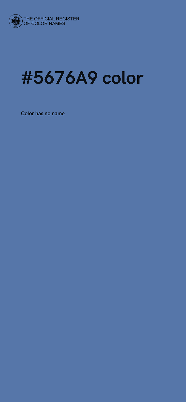 #5676A9 color image