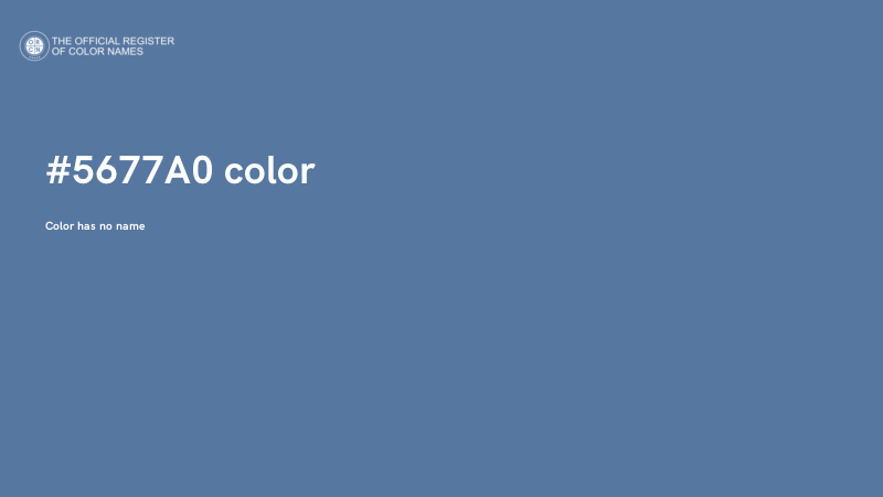 #5677A0 color image