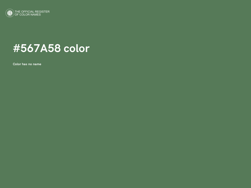 #567A58 color image