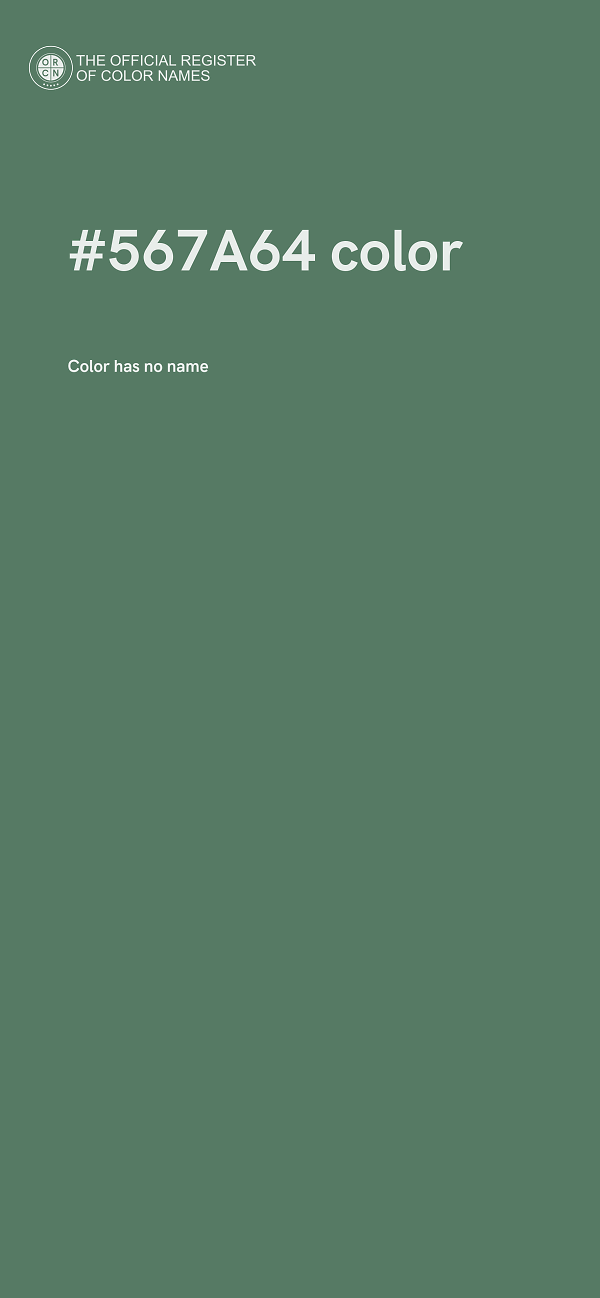 #567A64 color image