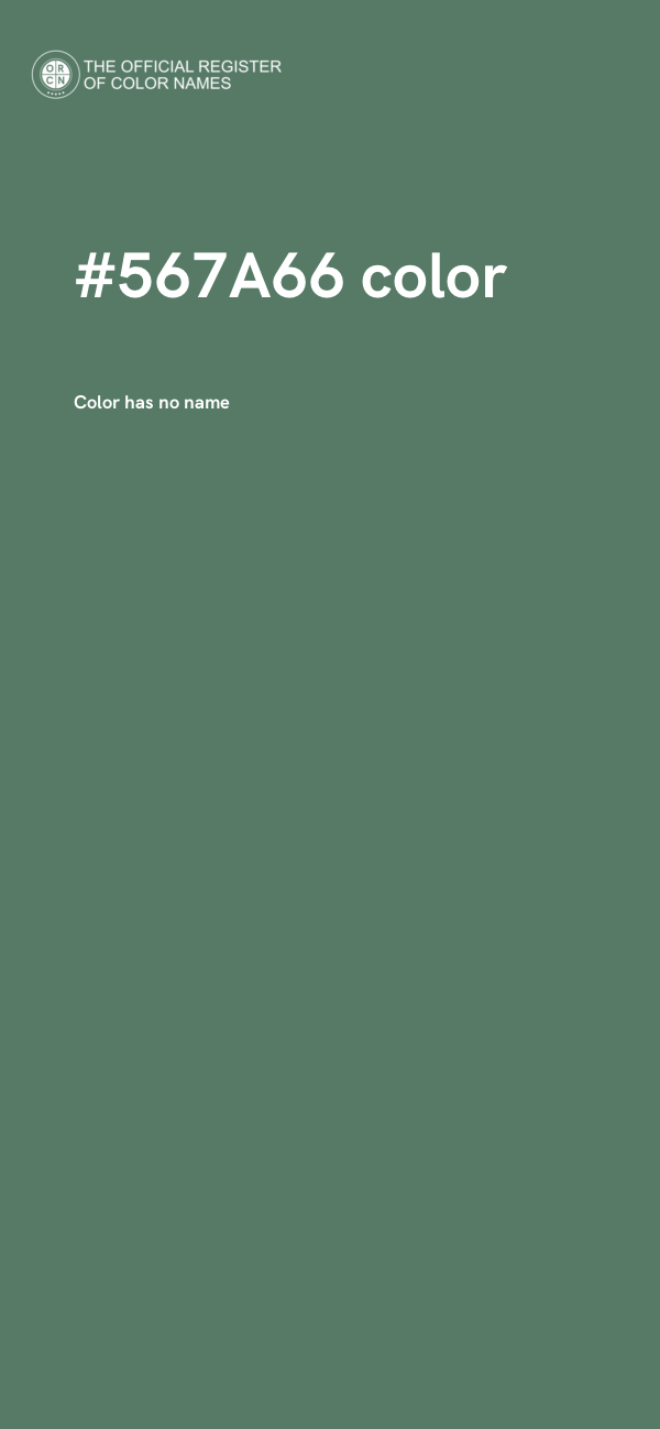 #567A66 color image