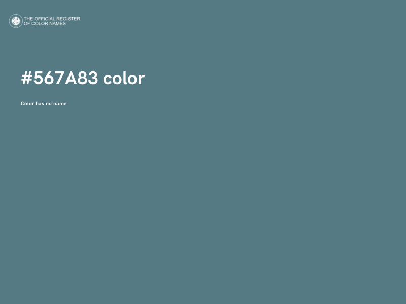 #567A83 color image