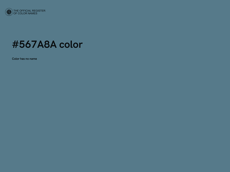 #567A8A color image