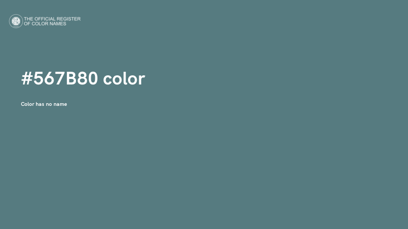 #567B80 color image