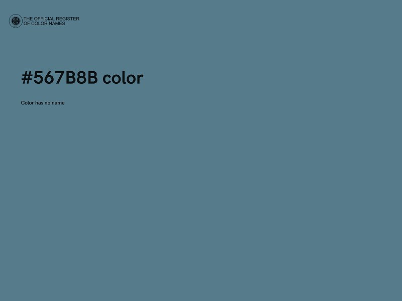 #567B8B color image