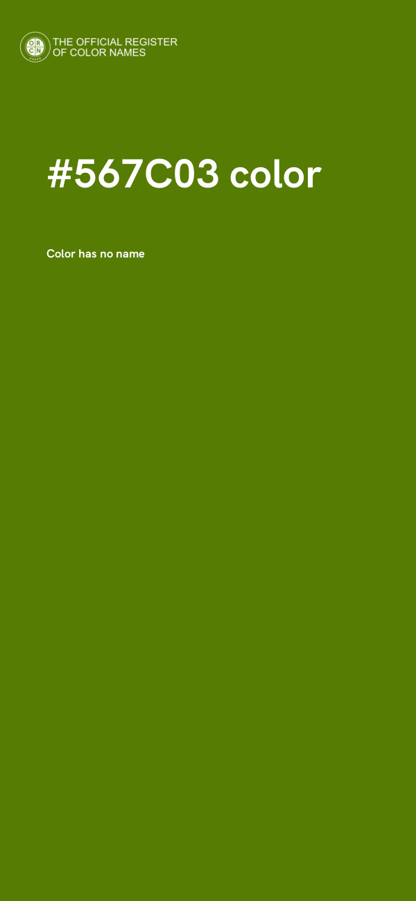 #567C03 color image