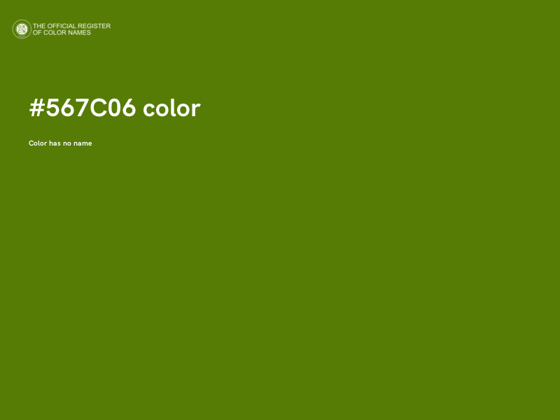 #567C06 color image