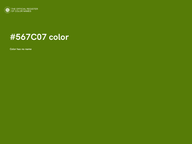 #567C07 color image