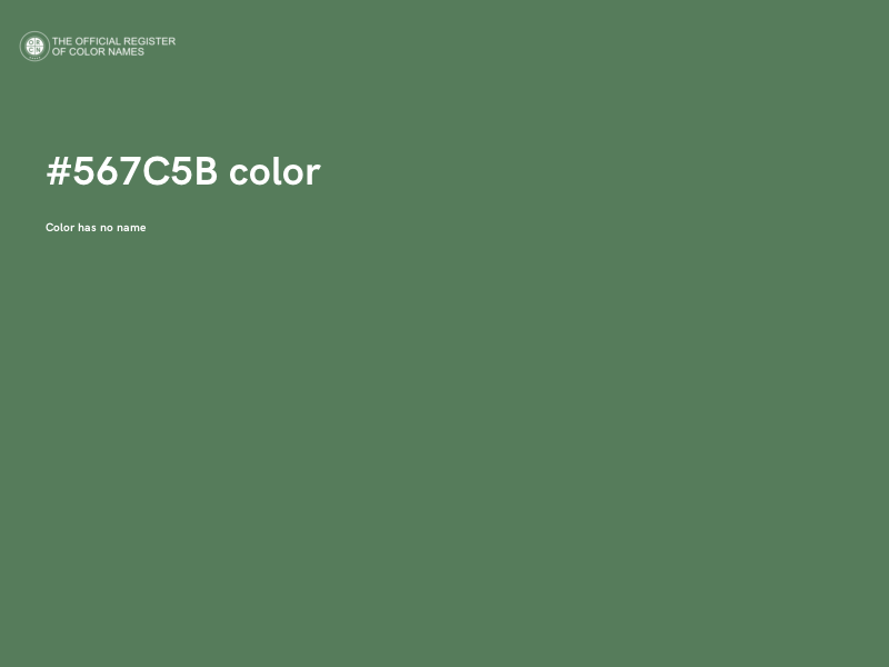 #567C5B color image