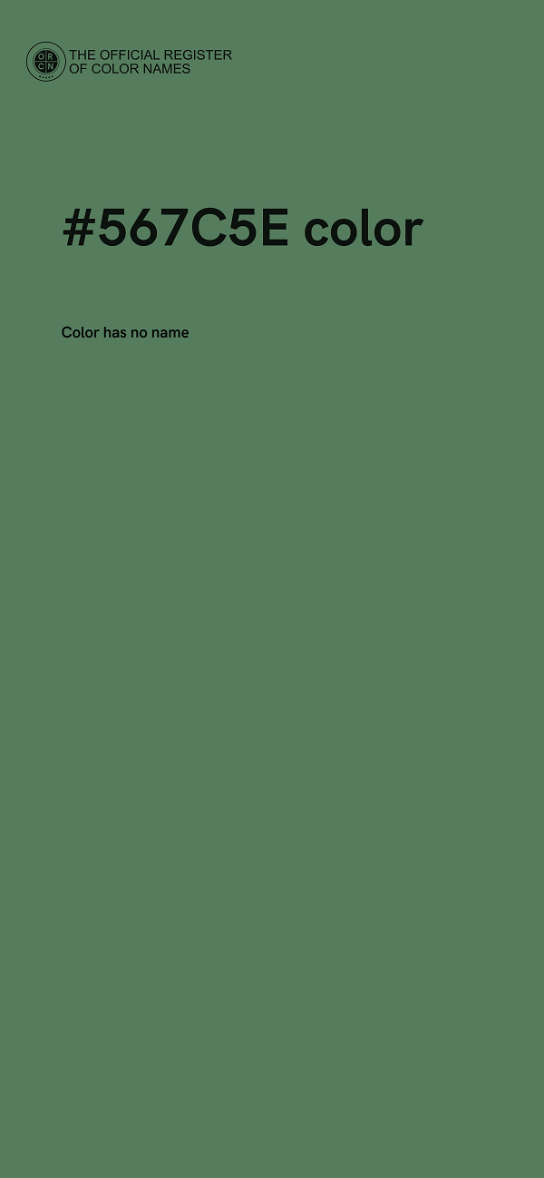 #567C5E color image
