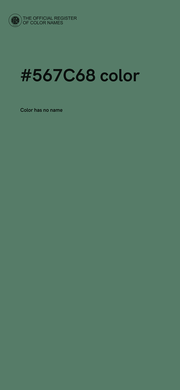 #567C68 color image