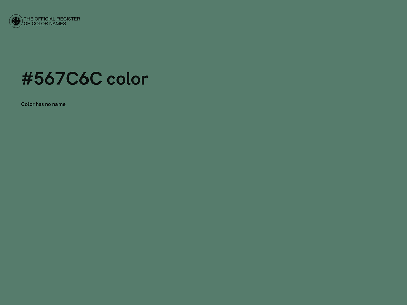 #567C6C color image