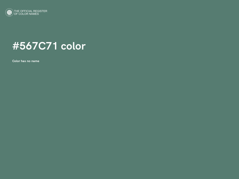 #567C71 color image