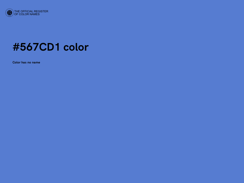 #567CD1 color image
