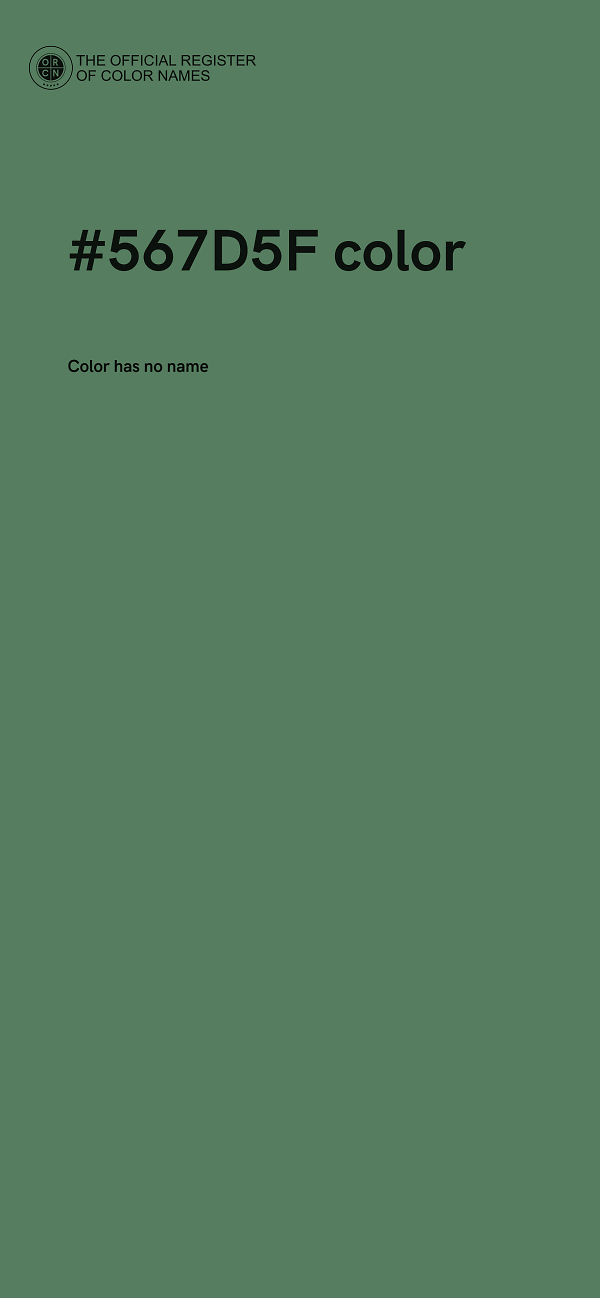 #567D5F color image