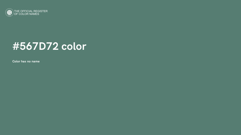 #567D72 color image