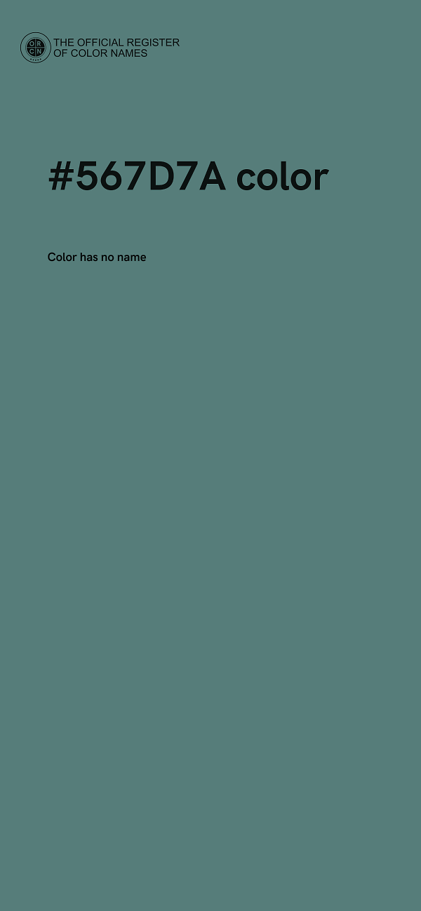 #567D7A color image