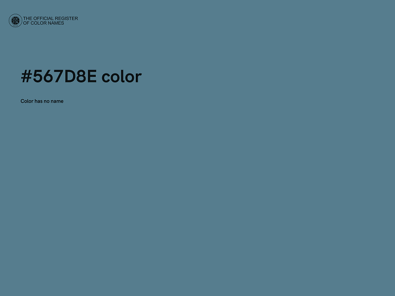 #567D8E color image